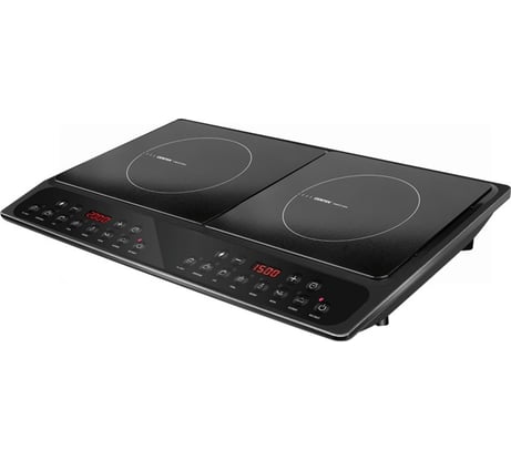Индукционная плитка Centek CT-1514 Black 3500 Вт 2 конфорки 8 настроек мощности 7 программ LED