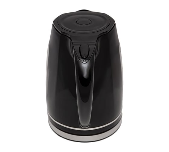 Чайник Centek CT-0043 Black 2 л, 2200 Вт, LED подсветка, стальная отделка базы, хромированный элемент