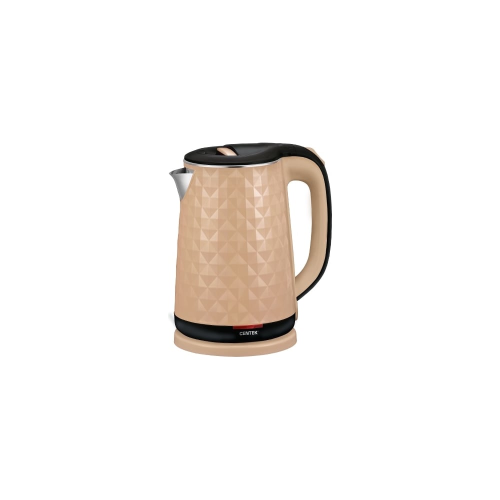 Чайник Centek CT-0022 Beige 1.8 л, 2000 Вт, двойной корпус, сталь и ...