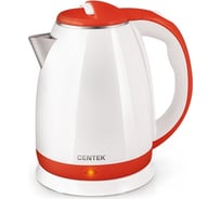 Чайник Centek 1.8л, 2000Вт, двойной корпус - сталь+пластик CT-1026 Red