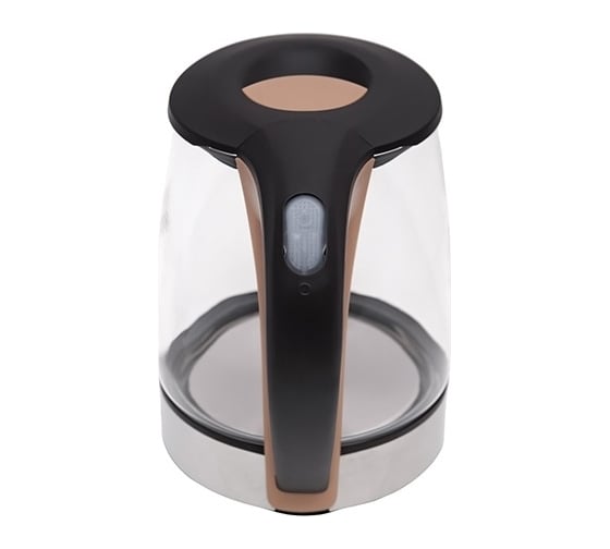 Чайник Centek CT-0047 стекло, 1.2 л, 2200 Вт, высокопрочное стекло, отделка нержавеющая сталь
