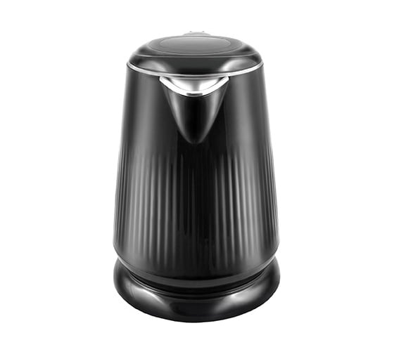 Чайник Centek CT-1025 Black металл, 1.8 л, 2200 Вт, двойные стенки, кнопка открытия на ручке