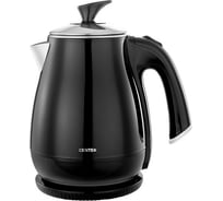 Чайник Centek CT-0007 Black 1.5 л, 1900 Вт, съёмная крышка, двойные стенки, эффект термоса