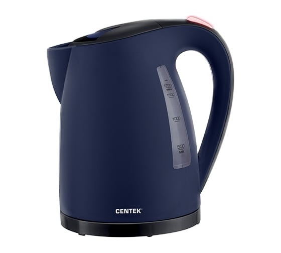 Чайник Centek 1.7 л, 2200 Вт, LED, матовый корпус, защита от включения без воды CT-0026 Blue 1