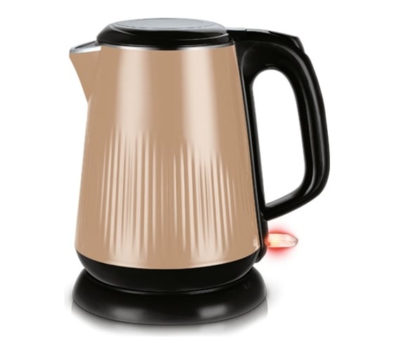 Чайник Centek CT-1025 Beige металл, 1.8 л, 2200 Вт, двойные стенки 1