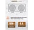 Электрическая плитка Centek CT-1509 Black 2 конфорки, ТЭН, 140 мм, 2000 Вт, индикатор работы 6