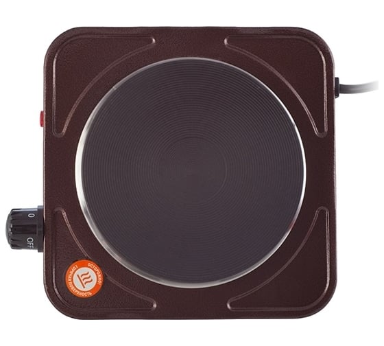 Электрическая плитка Centek CT-1506 Siberia 1 конфорка, чугун, 155 мм, 1000 Вт, индикатор работы