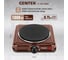 Электрическая плитка Centek CT-1506 Siberia 1 конфорка, чугун, 155 мм, 1000 Вт, индикатор работы 5