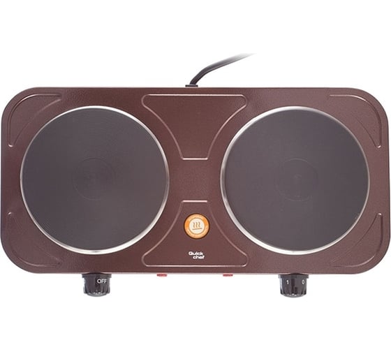 Электрическая плитка Centek CT-1507 Siberia 2 конфорки, чугун, 155 мм, 2000 Вт, индикатор работы