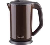 Электрический чайник Galaxy GL 0318 коричневый, 2000 Вт, 1.7 л 5010103189