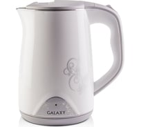 Электрический чайник Galaxy GL 0301 белый, 2000 Вт, объем 1.5 л гл0301