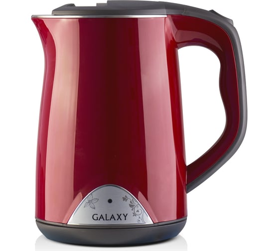 Электрический чайник Galaxy GL 0301 красный 2000 Вт, объем 1,5 л гл0301кр