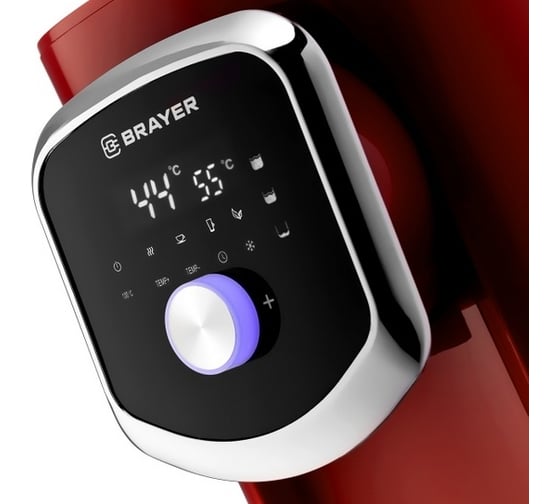 Термопот BRAYER 1200 Вт, 5 л, LED-дисплей, поддержание температуры для разных напитков, охлаждение, блокировка BR1093RD