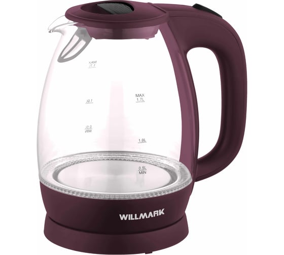 Электрический чайник WILLMARK WEK-1705GC 2000284 1