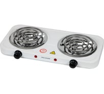 Электрическая плита WILLMARK 2 спиральные конфорки 140 мм, 2000 Вт HS-210TW 2000615