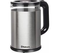 Чайник электрический Sakura SA-2742MS (1.8) стекл двухслойн подсв УТ000003366
