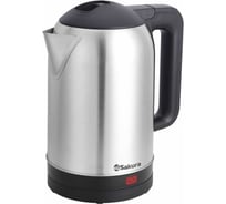 Чайник электрический Sakura SA-2121BS (2.0) серебр+черн. 00000037185