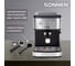 Кофеварка рожковая SONNEN CM8501 ручной капучинатор, 1100Вт, 1,5л, 15бар, черная/серебро, 456335 10