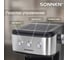 Кофеварка рожковая SONNEN CM8501 ручной капучинатор, 1100Вт, 1,5л, 15бар, черная/серебро, 456335 11