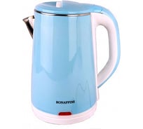 Электрический чайник BONAFFINI ELK-0002 1.8 л, 1500 Вт, дисковый, бирюзовый Чай1465