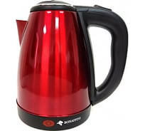 Электрический чайник BONAFFINI ELK-0005 1.8 л, 1500 Вт, дисковый, металл красный Чай1533