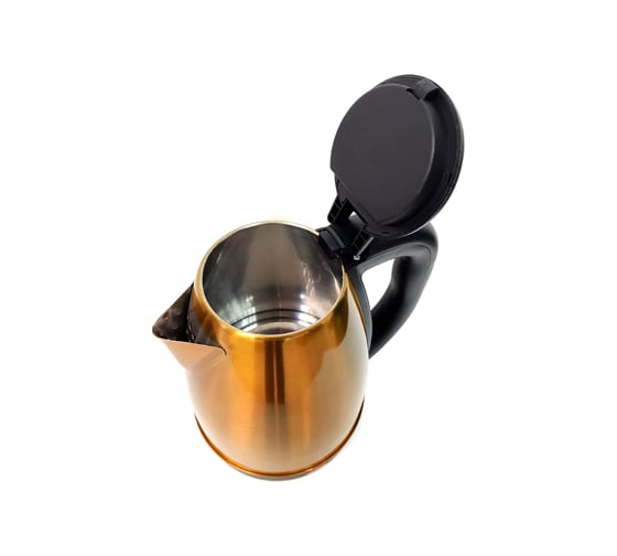 Электрический чайник BONAFFINI ELK-0004 1.8 л, 1500 Вт, дисковый, металл золотой Чай1532