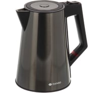 Чайник электрический Daniks D2217, сер, 1.7 л, 2200 Вт, ск нагр элем, нерж 500607