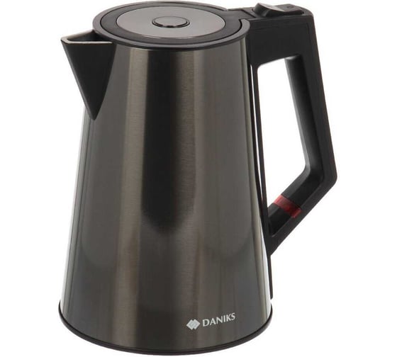 Чайник электрический Daniks D2217, сер, 1.7 л, 2200 Вт, ск нагр элем, нерж 500607 1