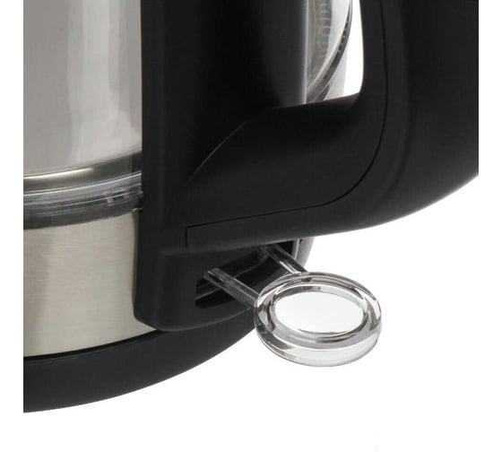 Чайник электрический Daniks G918, 1.7 л, 2200 Вт, ск нагр элем, стекло 500606 1