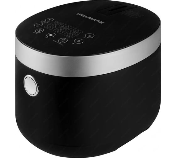 Мультиварка Willmark WMC-5750 (12реж,,сенс,упр,Led-дисп,,мультипов,,ант,пр,покр,чаши,5л,1100Вт,черн) 2001160 1