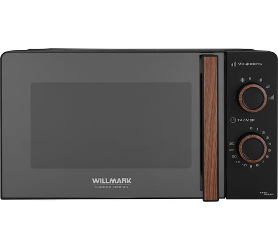 Микроволновая печь Willmark WMO-203MMW (20л,700Вт,6 ур,мощн,размороз,механ,ПУ,сер,мат,/зеркал,дверц) 2001131 1