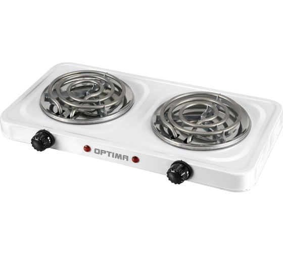 Плита элек. Optima OS-210TW (2 спиральные конфорки*140mm, 2000Вт) 2000622 1