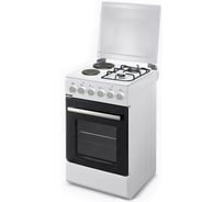 Плита комбинированная Optima FS-1256 (50*60, 2 газ/2 эл.конфорки, эл.духовка) (Белый) 1002477
