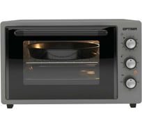 Мини-печь Optima MO-38BL (38л,лампа,таймер,2 противня,решетка,черн.,1400Вт) 2003557
