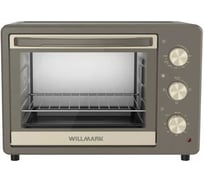 Мини-печь Optima WILLMARK WO-301GB (30л,таймер,4 линейных ТЭНа,реж.беспрерывн.раб,беж/серый,1600Вт) 1001663