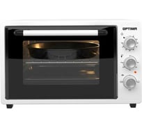 Мини-печь Optima MO-38W (38л,лампа,таймер,2 противня,решетка,белый,1400Вт) 2003556