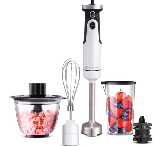 Погружной блендер 5 в 1 EVOLUTION HBS-0651 White 1