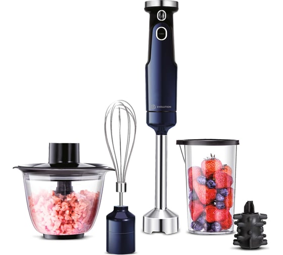 Погружной блендер 5 в 1 EVOLUTION HBS-0651 Blue 1