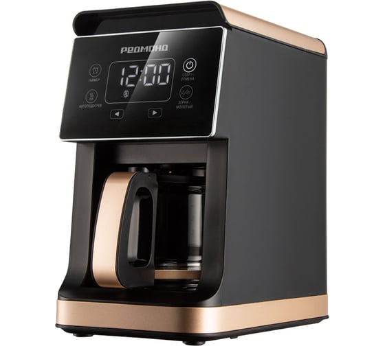 Кофеварка РЕДМОНД Черный/бронза CM720 1