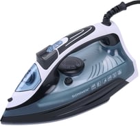 Утюг паровой SONNEN SI-2283, 2400 Вт, керамическое покрытие, антикапля, антинакипь, синий 456995