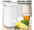Чайник электрический с двойными стенками SONNEN KT-8719W, 1,5л, 2200 Вт, белый, 454691 9