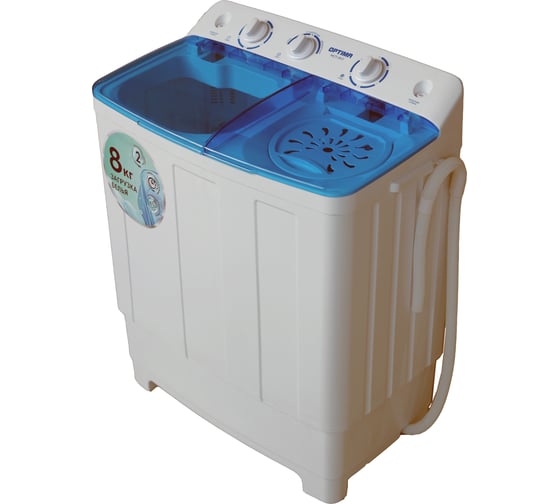 Стиральная машина Optima МСП-85П полуавтомат насос, стирка/отжим 8 кг 1000507 1