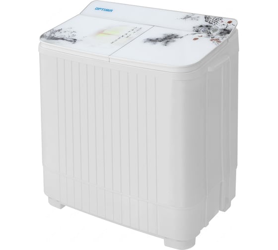 Стиральная машина Optima МСП-55СТ полуавтомат насос, стирка/отжим 5кг, стеклян. крышка 1000509 1