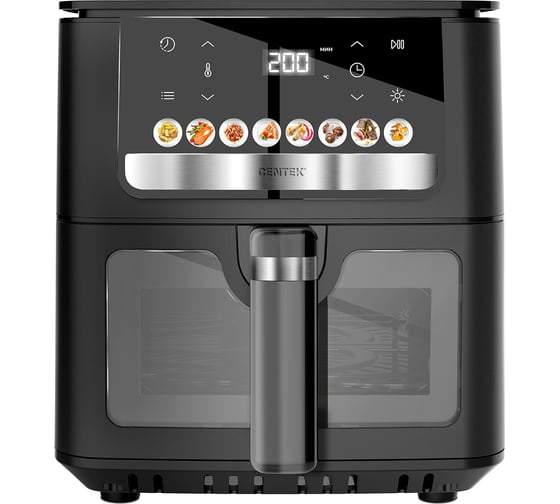 Аэрогриль Centek 9л, 1900Вт, сенсорное управление, 8 программ, автовыключение CT-3104 1