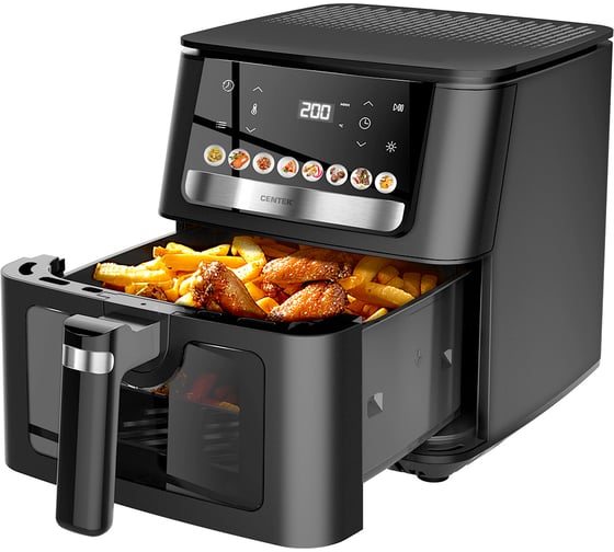 Аэрогриль Centek 6,5л 1900Вт, сенсорное управление, 8 программ, автовыключение CT-3103 1