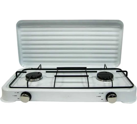 Плита газовая бытовая настольная BlackWeld 2 комфорки SGS-6002 142181 1