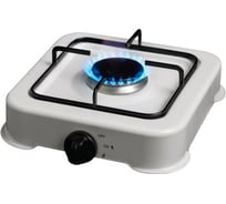 Плита газовая настольная BlackWeld одноконфорочная, белая 150219