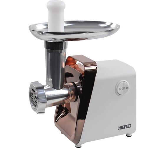 Мясорубка CHEF PRO CF-MG1450D белый/матовая бронза 40752 1
