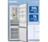 Холодильник Centek CT-1735 NF INOX multi No-Frost321л (76л/245л) 595х635х2010мм(ШхГхВ), А+,GMCC CT-1735 INOX 3