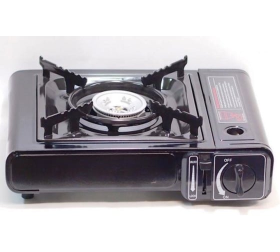 Плита настольная газовая BlackWeld керамика, с переходником, 6шт 141761 1